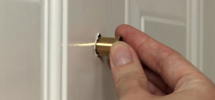 peephole door repair in Galt